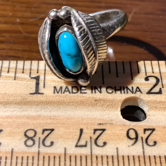 Navajo Turquoise Ring - Picture 5 of 7